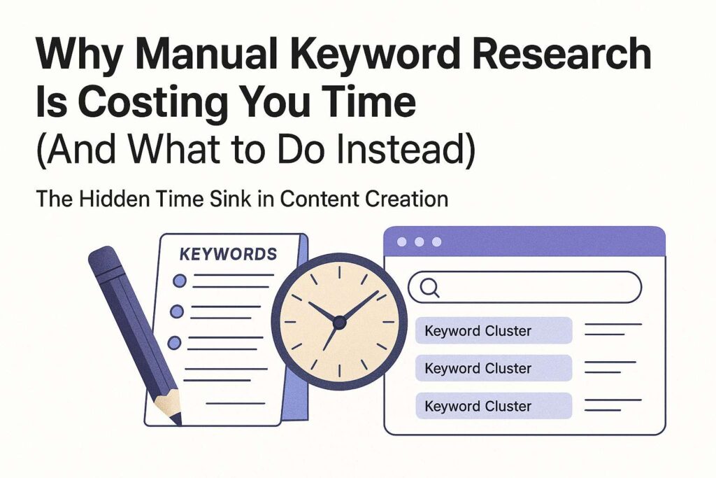 manual keyword research